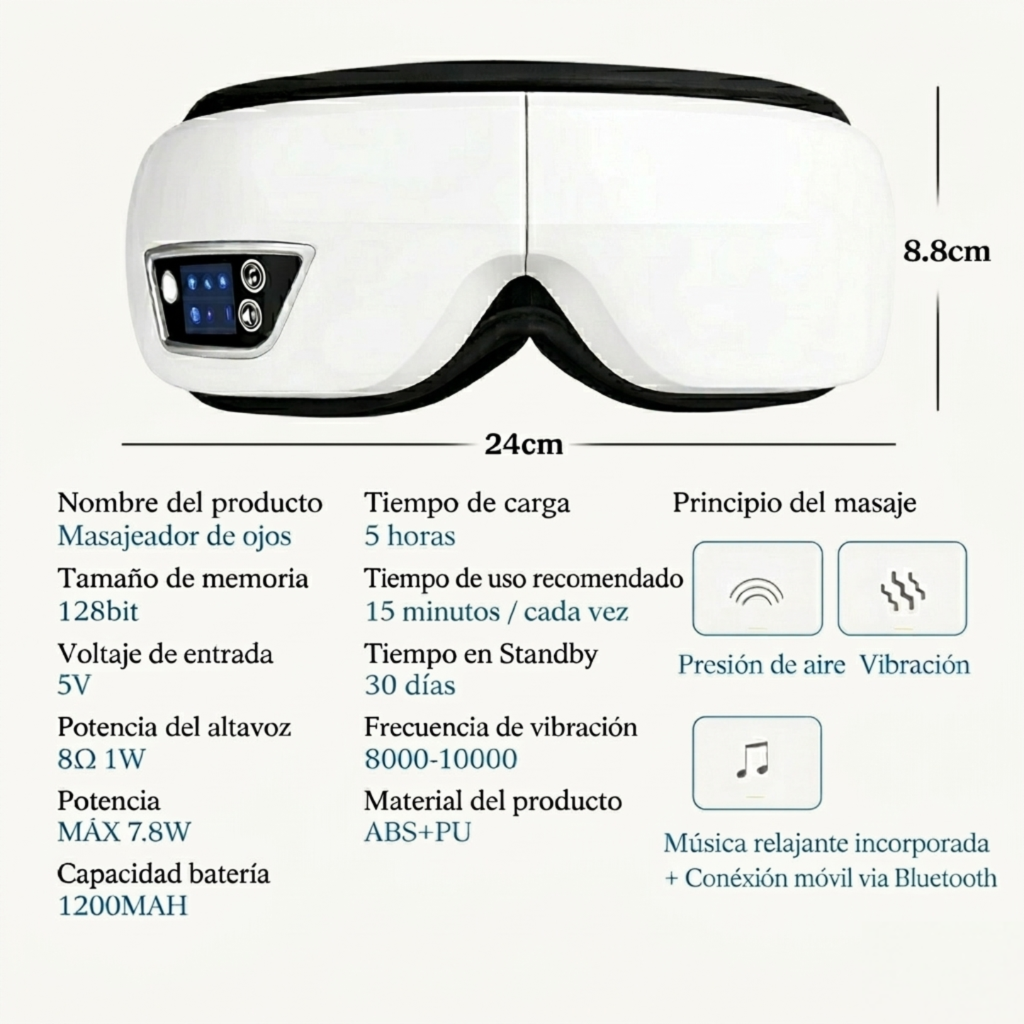 Masajeador Ocular Inteligente 6D